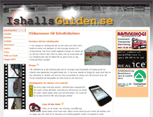 Tablet Screenshot of ishallsguiden.se